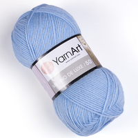 фото yarn art merino de luxe/ярнарт мерино де люкс 215 блакитний