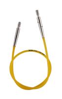 фото 10631 Кабель Yellow (Жовтий) для створення кругових спиць довжиною 40 см KnitPro