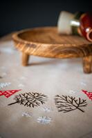 фото PN-0186308 Набір для вишивання хрестом (скатертина) Vervaco "Сучасні різдвяні дизайни"