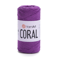 фото пряжа yarnart coral / ярнарт корал 1906 фіолетовий