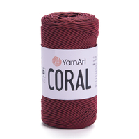 фото пряжа yarnart coral / ярнарт корал 1909 бордо