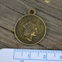Монетка маленькая бронза | интернет магазин Сотворчество_0