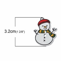 пуговица снеговик | интернет магазин Сотворчество_0