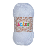 Forever Crochet 55 белый | интернет магазин Сотворчество