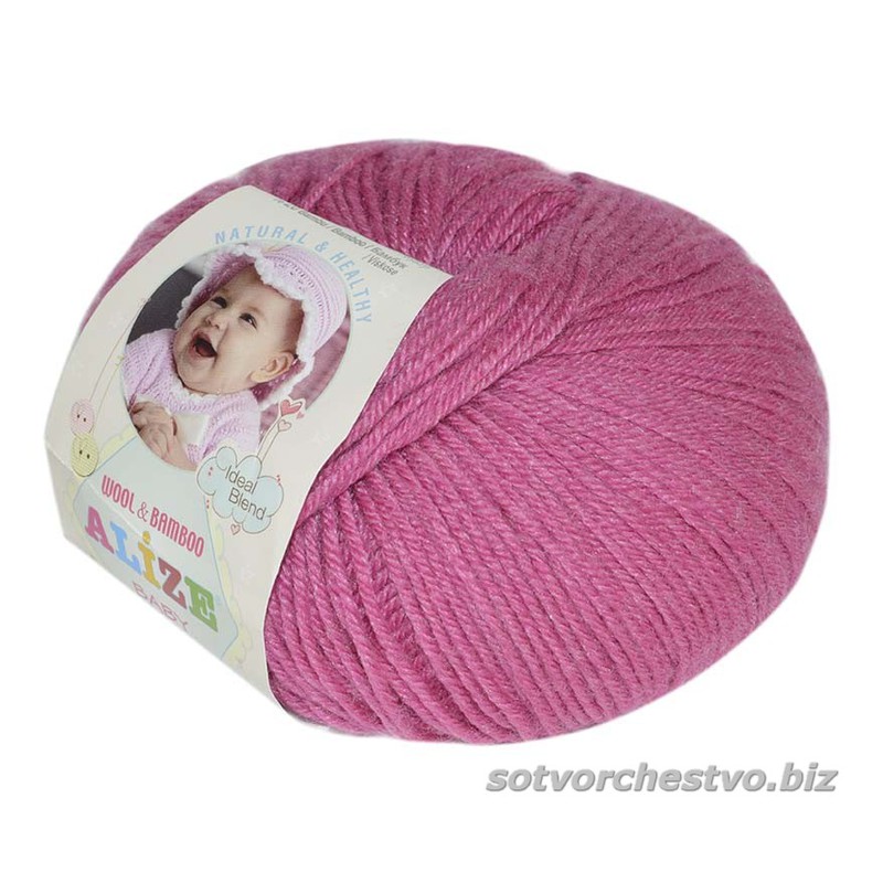 Baby Wool 489 цикламен | интернет магазин Сотворчество