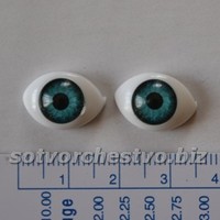 Глазки для кукол "лодочки" голубые | интернет магазин Сотворчество