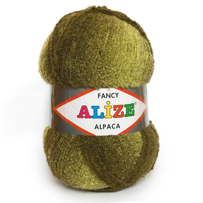 Rainbow Alpaca (Бомба)  1004 оливка | интернет магазин Сотворчество
