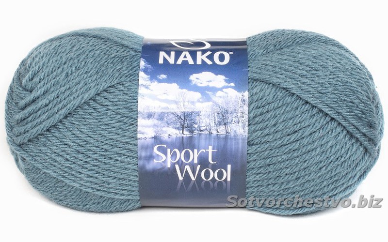 Sport Wool 185 серо-голубой | интернет магазин Сотворчество