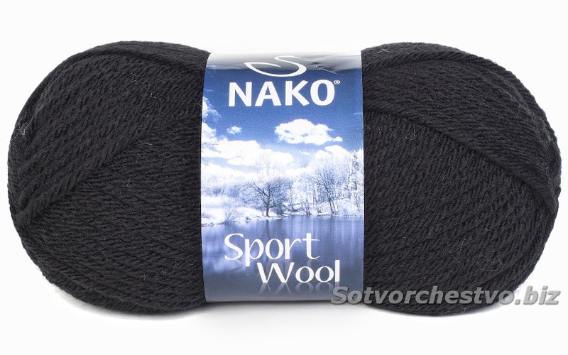 Sport Wool 217 черный | интернет магазин Сотворчество