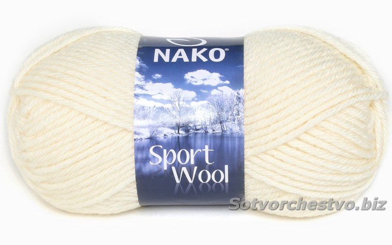 Sport Wool 4109 молоко | интернет магазин Сотворчество