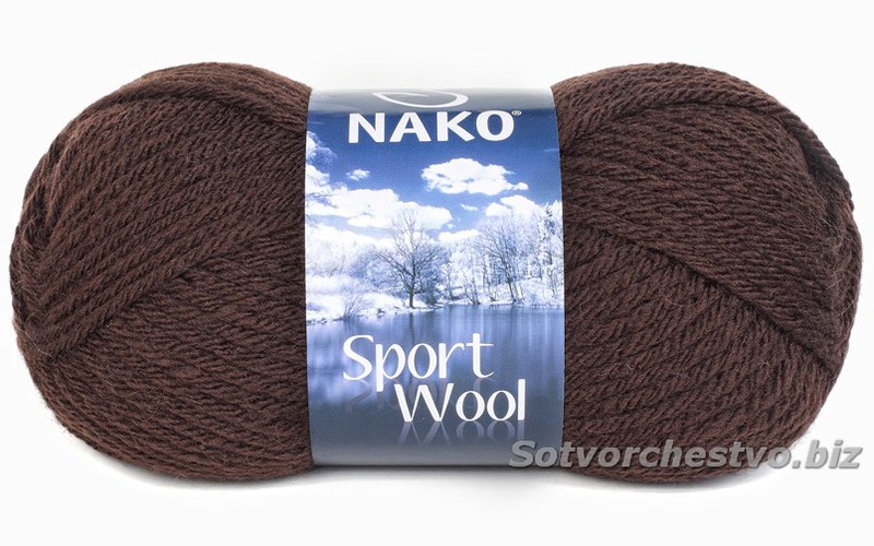 Sport Wool 4987 шоколад | интернет магазин Сотворчество