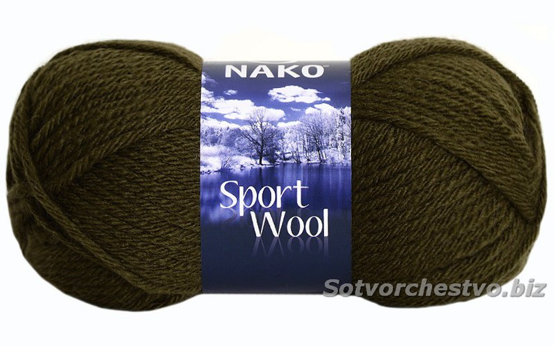 Sport Wool 10728 тем.олива | интернет магазин Сотворчество