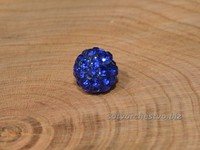 Бусины Шамбала 10 мм ярко синий | интернет магазин Сотворчество