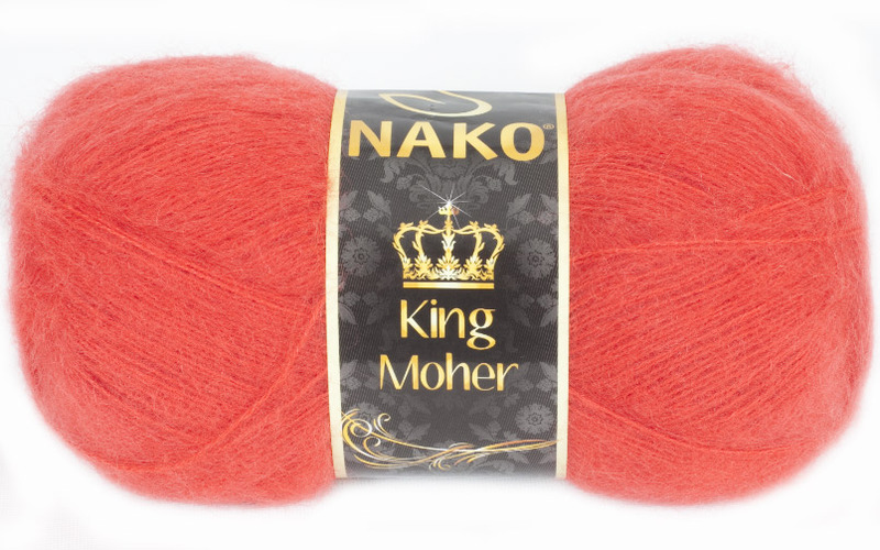 King Moher Nako 2944 красный корал | интернет магазин Сотворчество