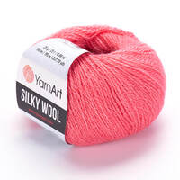 silky wool 332 коралл | интернет магазин Сотворчество