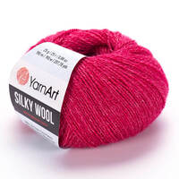silky wool 333 красный | интернет магазин Сотворчество