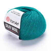 silky wool 339 изумруд | интернет магазин Сотворчество