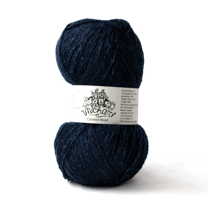 colored wool  809 темний джинс | интернет магазин Сотворчество