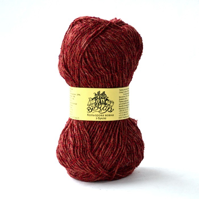 colored bouklet wool | интернет магазин Сотворчество