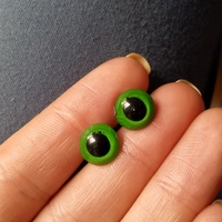 глаза окрашенные китай зеленые 13 мм | интернет магазин Сотворчество