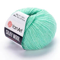 silky wool 340 мята | интернет магазин Сотворчество