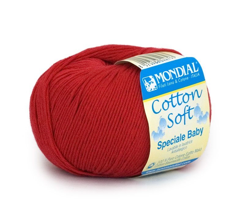 mondial cotton soft 027 красный | интернет магазин Сотворчество