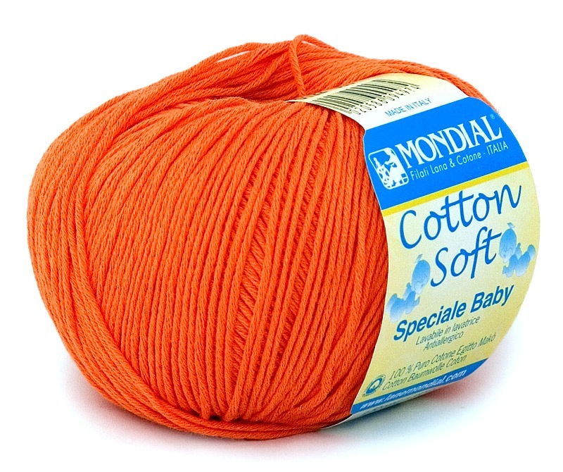 mondial cotton soft 851 оранж | интернет магазин Сотворчество