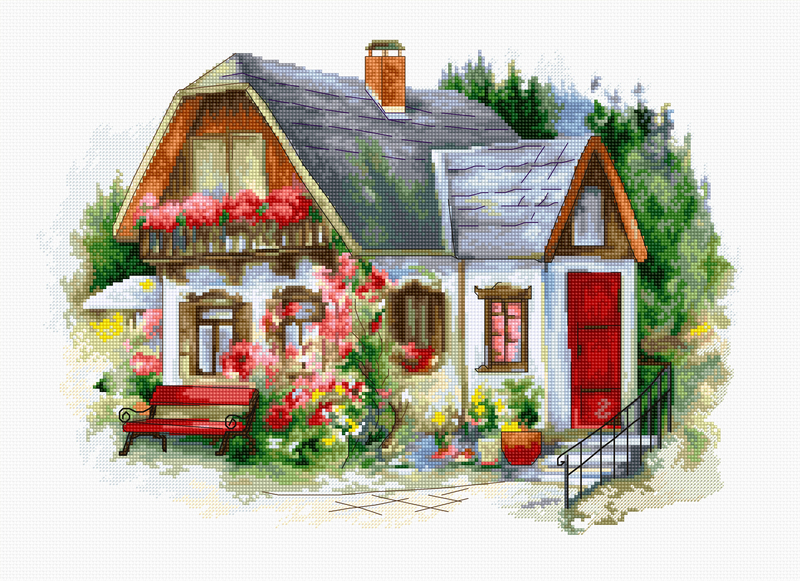 bu4005 красивый загородный домик | интернет магазин Сотворчество