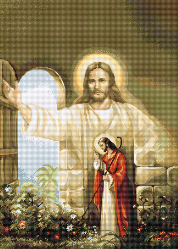 b411 иисус стучащийся в дверь | интернет магазин Сотворчество