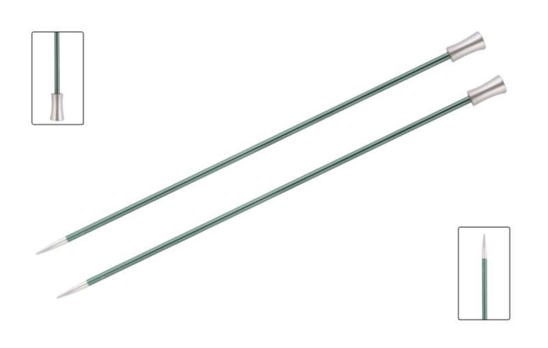 47235 Спицы прямые Zing KnitPro, 25 см, 3.00 мм