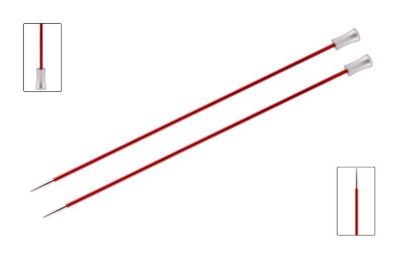 47307 Спицы прямые Zing KnitPro, 35 см, 9.00 мм