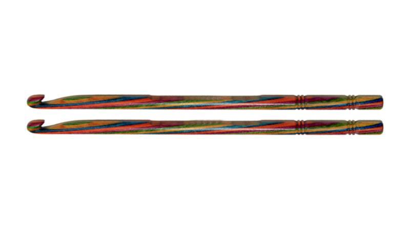 20701 Крючок вязальный односторонний Symfonie Wood KnitPro, 15 см,  3.00 мм