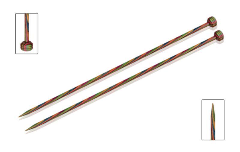 20255 Спицы прямые Symfonie Wood KnitPro, 40 см, 4.00 мм