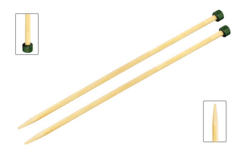 22338 Спицы прямые Bamboo KnitPro, 30 см, 3.75 мм