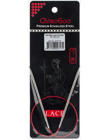 круговые стальные спицы chiaogoo red lace, 40 см (16") | интернет магазин Сотворчество