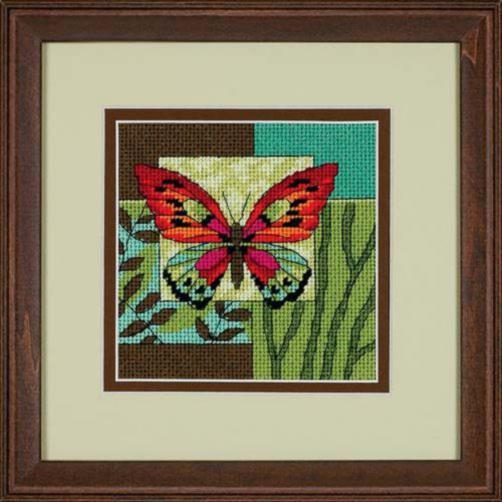 07222 Набор для вышивания (гобелен) DIMENSIONS Butterfly Impression "Образ бабочки"