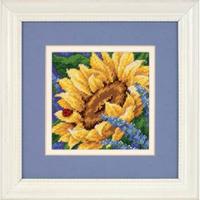 17066 Набор для вышивания (гобелен) DIMENSIONS Sunflower and Ladybug "Подсолнух и божья коровка"
