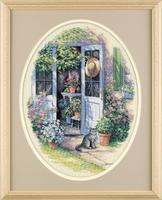 35124 Набор для вышивания крестом DIMENSIONS Garden Door "Садовая дверь"