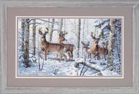 фото 35130 Набір для вишивання хрестиком DIMENSIONS Woodland Winter "Зима у лісі"