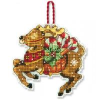 фото 70-08916 Набір для вишивання хрестом DIMENSIONS Reindeer Christmas Ornament "Різдвяна прикраса Північний олень"