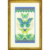 70-35323 Набор для вышивания крестом DIMENSIONS Papillons Paon "Бабочки"
