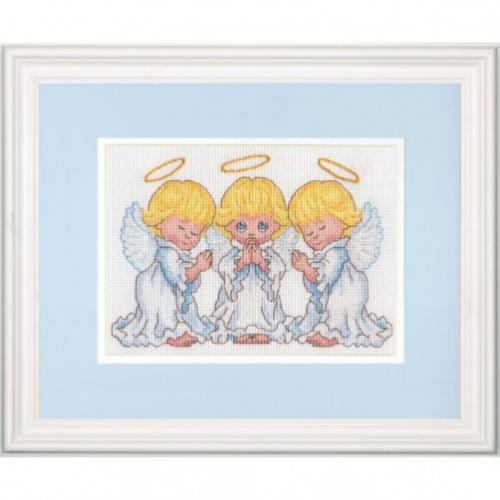 70-65167 Набор для вышивания крестом DIMENSIONS Little Angels "Маленькие ангелы"