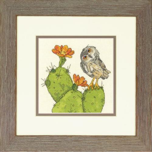 70-65184 Набор для вышивания крестом DIMENSIONS Prickly Owl "Колючая сова"