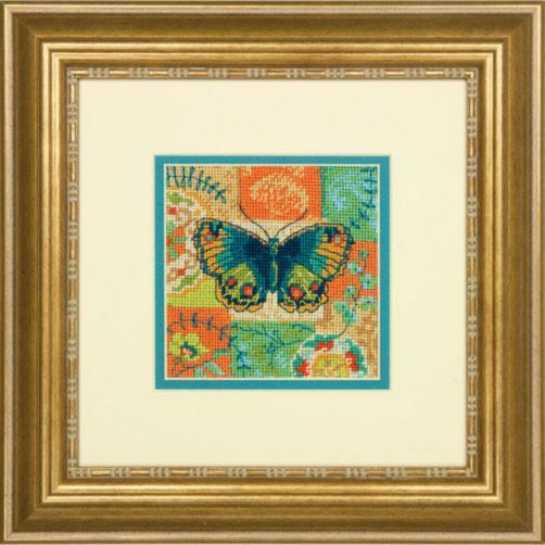 71-07243 Набор для вышивания крестом DIMENSIONS Butterfly pattern "Бабочка"