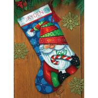фото 71-09154 Набір для вишивання (гобелен) DIMENSIONS Sweet Santa. Stocking "Солодкий Санта. Панчоха"