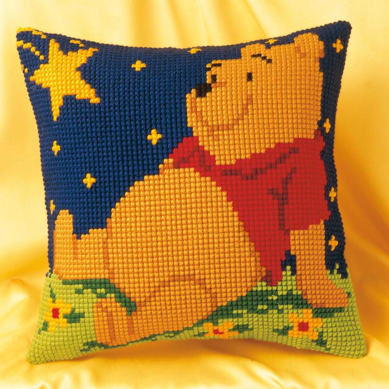 PN-0014605 Набор для вышивания крестом (подушка) Vervaco Disney "Winnie the Pooh"