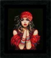 PN-0144529 Набор для вышивки крестом LanArte Gypsy Girl "Цыганка"