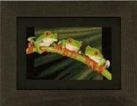 PN-0146866 Набор для вышивки крестом Vervaco Red-eyed Tree Frog "Древесные лягушки"