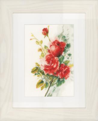 PN-0151016 Набор для вышивки крестом LanArte Red Roses Bouquet "Букет красных роз"