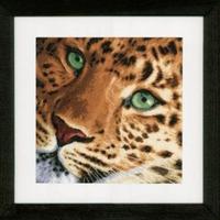 PN-0154944 Набор для вышивки крестом LanArte Leopard "Леопард"